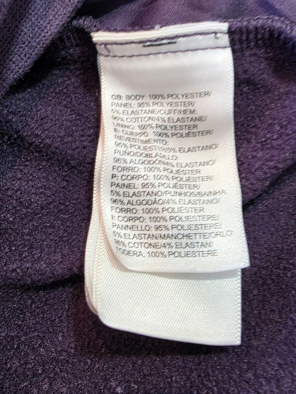 The North Face Women’s Quilted Pullover Hoodie Purple Pink Logo Size L Gorpcore - Picture 5 of 11